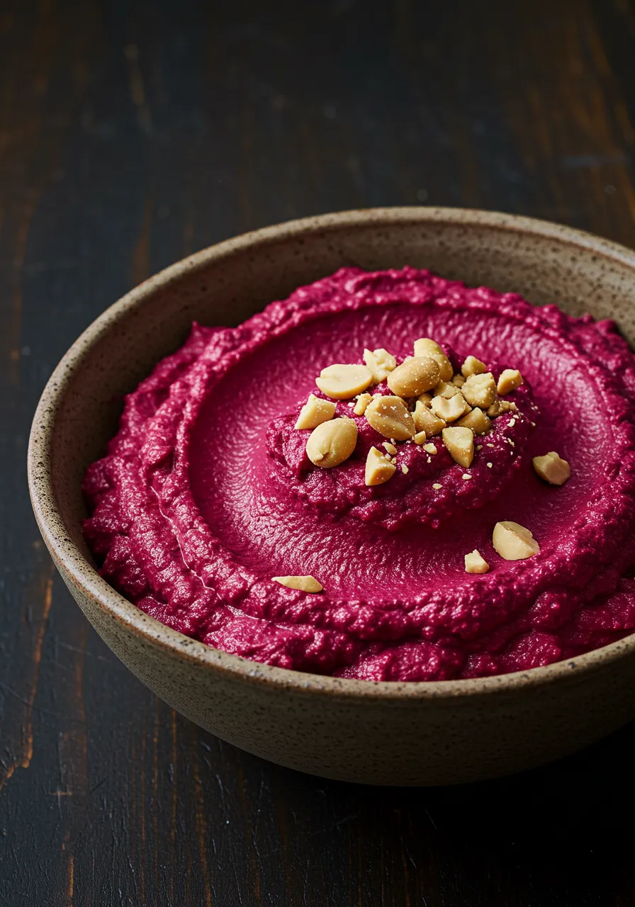 Beetroot Peanut Dip